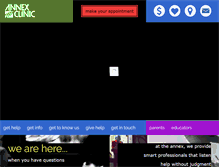 Tablet Screenshot of annexteenclinic.org